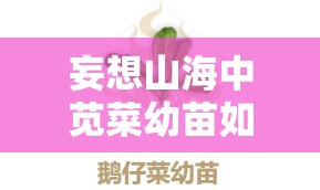 妄想山海中苋菜幼苗如何合成？玩法革命性变化引人猜想！