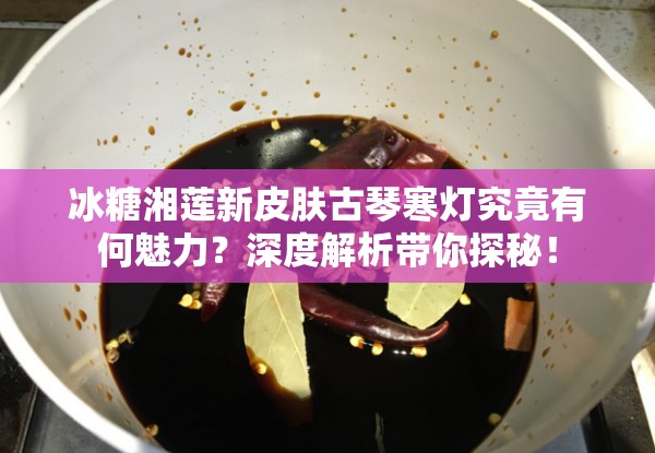 冰糖湘莲新皮肤古琴寒灯究竟有何魅力？深度解析带你探秘！